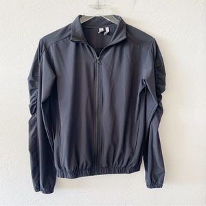 Zella Black Workout Ruched Sleeves Lightweight Active Dance Women's Jacket XS
